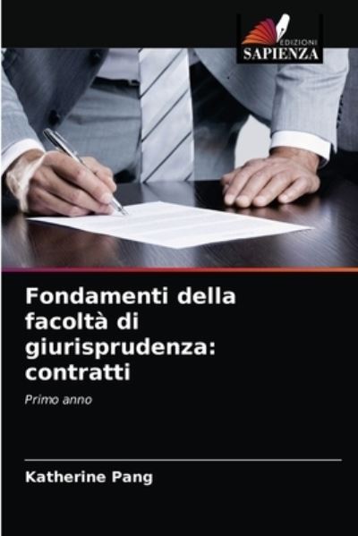 Cover for Pang · Fondamenti della facoltà di giuris (N/A) (2021)