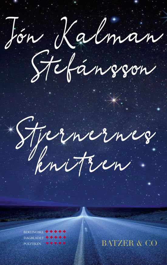 Cover for Jón Kalman Stefánsson · Stjernernes knitren (Sewn Spine Book) [2e uitgave] (2024)