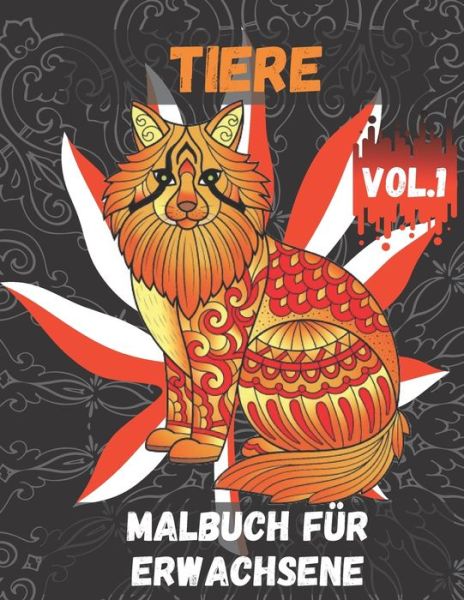 Cover for Farbige Tiere C · Tiere Malbuch fur Erwachsene Vol.1 (Paperback Book) (2020)