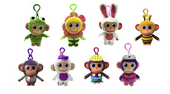 Cover for Wonderpark · Wonderpark: Chimpanzombie In Peluche Profumato 8 Cm Con Clip On 8 Personaggi Diversi (MERCH)