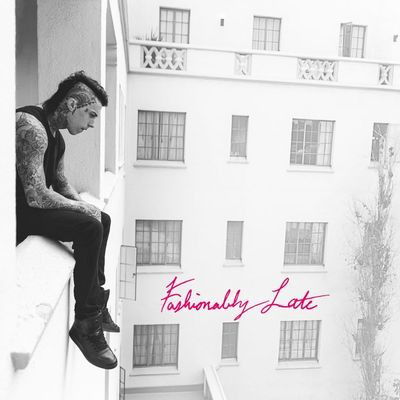 Cover for Falling in Reverse · Fashionably Late (Clear with Pink Splatter) (LP) [Limited edition] (2023)