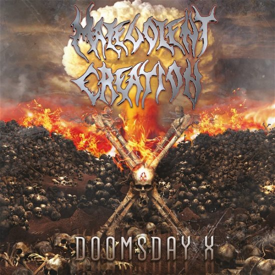Cover for Malevolent Creation · Doomsday X (Grey Vinyl) (LP) [Grey edition] (2023)