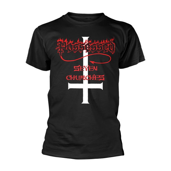 Cover for Possessed · Seven Churches (T-shirt) [size L] (2025)
