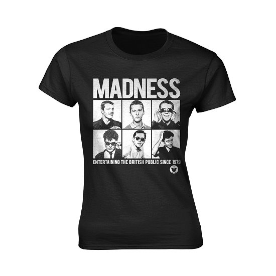 Cover for Madness · Since 1979 (T-shirt) [size L] [Black edition] (2018)