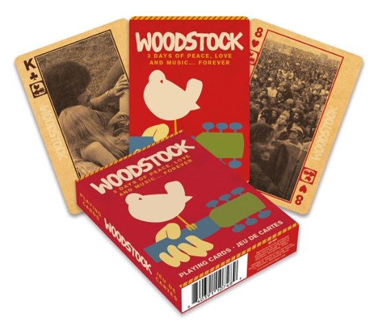 Woodstock Playing Cards - Woodstock - Brettspill - AQUARIUS - 0840391107489 - 