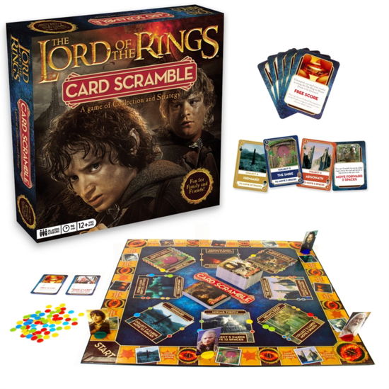 Lord Of The Rings Card Scramble Board Game - Lord of the Rings - Brädspel - LORD OF THE RINGS - 0840391152489 - 25 oktober 2021