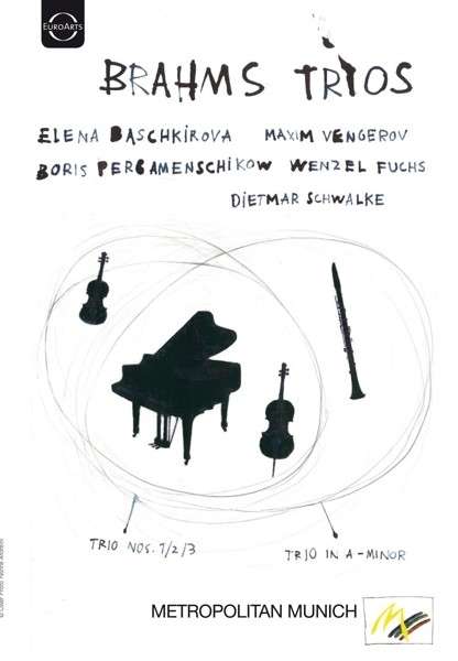 Cover for Baschkirova / Vengerov / Fuchs / Schwalke / Percamenschikov · Brahms Trios (DVD) (2013)