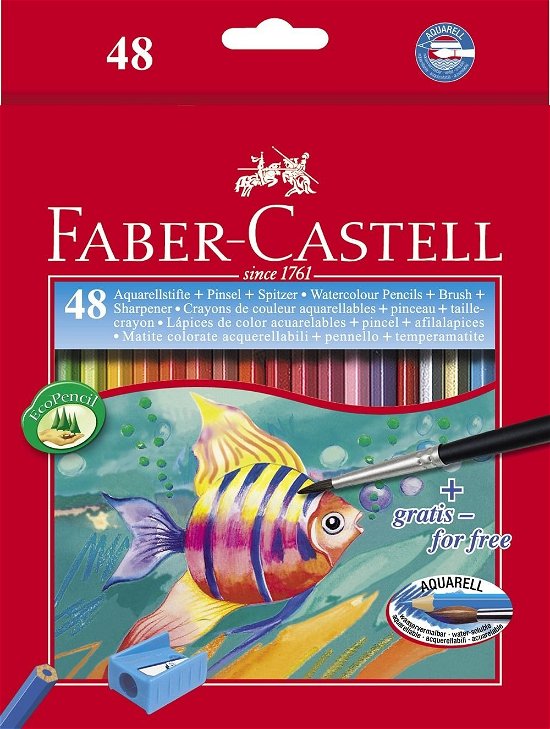 Cover for Faber-castell · FABER-CASTELL Buntstift Kinder Aquarell 48erKarton (Zubehör) (2024)