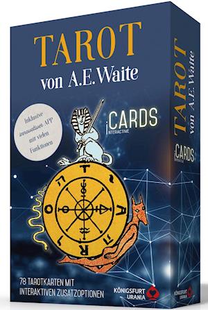 Cover for Oyinkan Braithwaite · Tarot von A.E. Waite - iCards: 78 Karten mit App. Mit Texten von Hajo Banzhaf und Noemi Christoph: 78 Tarotkarten mit interaktiven Zusatzoptionen ... ... Texte von Hajo Banzhaf und Noemi Christoph (Book) (2022)