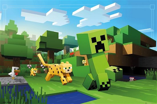 MINECRAFT- Poster 61X91 - Ocelot Chase - Poster - Maxi - Merchandise - Gb Eye - 5028486358489 - October 1, 2019