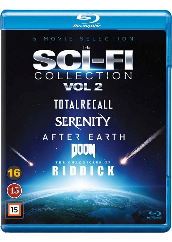 Cover for The Sci-fi Collection Vol. 2 · Total Recall / Serenity / After Earth / Doom / The Chronicles Of Riddick (Blu-ray) (2017)