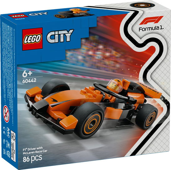 Cover for Lego · LEGO City 60442 F1 Coureur met Mclaren Racewagen (Toys)