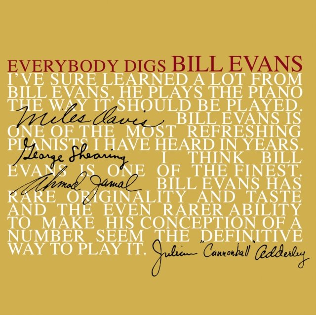 Bill Evans Trio · Everybody Digs Bill Evans (Mono Mix) (LP) [RSD 