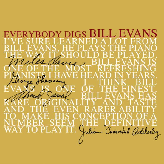 Everybody Digs Bill Evans - Bill Evans Trio - Musik - SECOND RECORDS - 9003829976489 - 12. Januar 2024