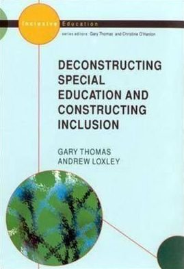 Cover for Gary Thomas · Deconstructing Special Education and Constructing Inclusion - Inclusive Education (Paperback Book) (2001)