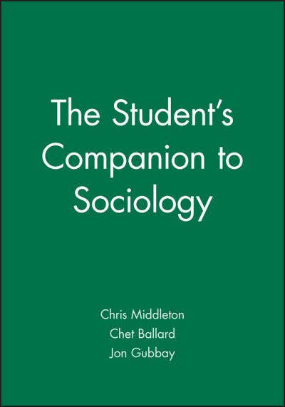 Cover for C Middleton · The Student's Companion to Sociology (Paperback Book) (1997)