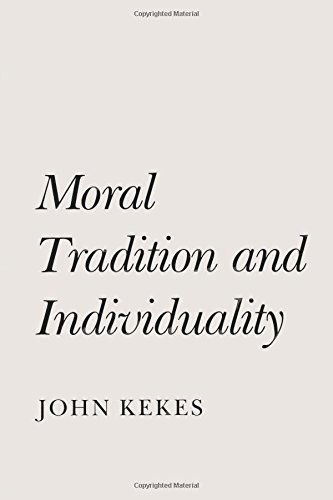 Cover for John Kekes · Moral Tradition and Individuality (Taschenbuch) (1991)