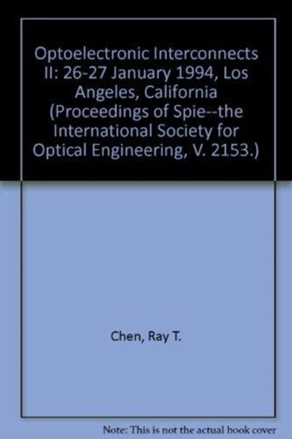 Cover for Chen · Optoelectronic Interconnects Ii (Paperback Bog) (2006)