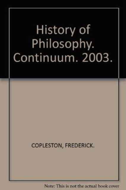 Cover for Frederick Copleston · History of Philosophy: Eleven-volume Set (Book) (2003)