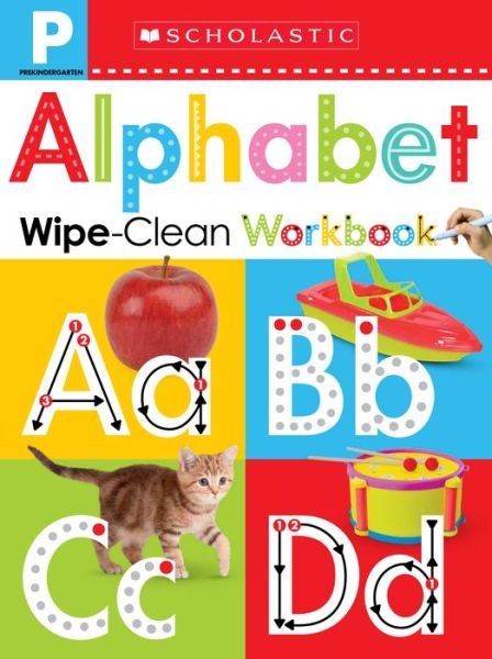 Cover for Scholastic · Pre-K Alphabet Wipe-Clean Workbook: Scholastic Early Learners (Wipe-Clean) - Scholastic Early Learners (Kartonbuch) (2017)