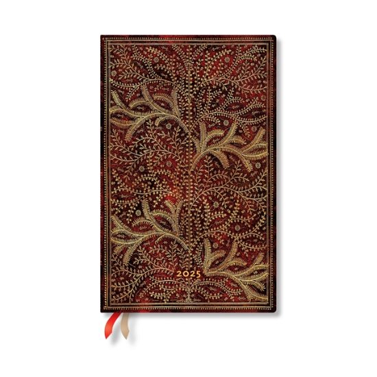 Cover for Paperblanks · Wildwood (Tree of Life) Maxi 12-month Horizontal Softcover Flexi Dayplanner 2025 (Elastic Band Closure) - Tree of Life (Paperback Book) (2024)