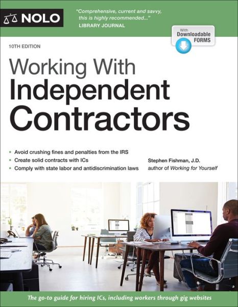 Cover for Stephen Fishman · Working with Independent Contractors (Book) (2020)