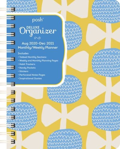Cover for Andrews McMeel Publishing · Posh: Deluxe Organizer 17-Month 2020-2021 Monthly / Weekly Planner Calendar: Blossoms and Bows (Calendar) (2020)