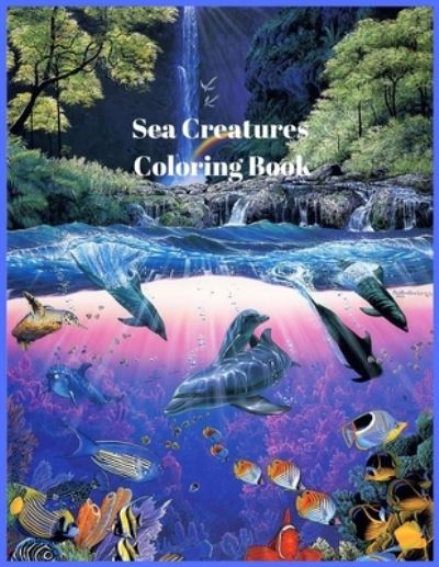 Cover for Nikolas Parker · Sea Creatures Coloring Book (Paperback Bog) (2021)