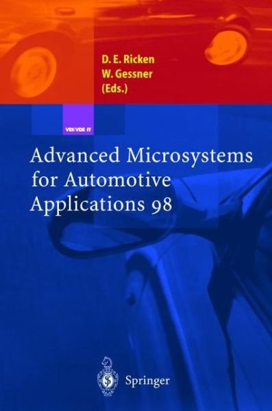 Cover for Detlef E Ricken · Advanced Microsystems for Automotive Applications 98 - Vdi-buch (Pocketbok) [Softcover Reprint of the Original 1st Ed. 1998 edition] (2011)