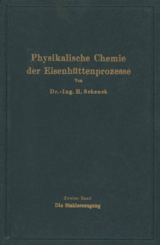 Cover for Hermann Schenck · Einfuhrung in Die Physikalische Chemie Der Eisenhuttenprozesse (Paperback Book) [Softcover Reprint of the Original 1st 1934 edition] (1934)