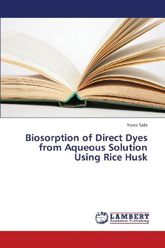 Cover for Yusra Safa · Biosorption of Direct Dyes from Aqueous Solution Using Rice Husk (Pocketbok) (2013)