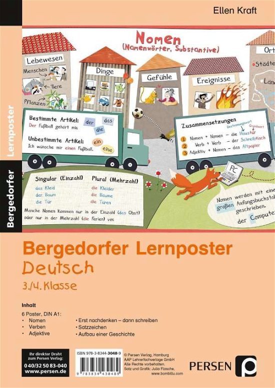 Cover for Kraft · Lernposter Deutsch 3./4.Klasse (Buch)