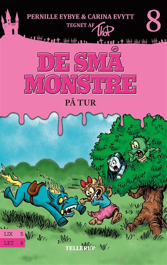 Cover for Pernille Eybye &amp; Carina Evytt · De små monstre, 8: De små monstre #8: På tur (Gebundenes Buch) [1. Ausgabe] (2017)