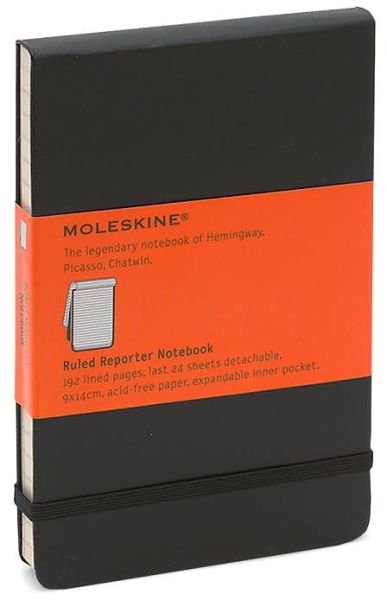 Cover for Moleskine · Moleskine Pocket Reporter Ruled Notebook Black - Moleskine Classic (Stationery) (2005)