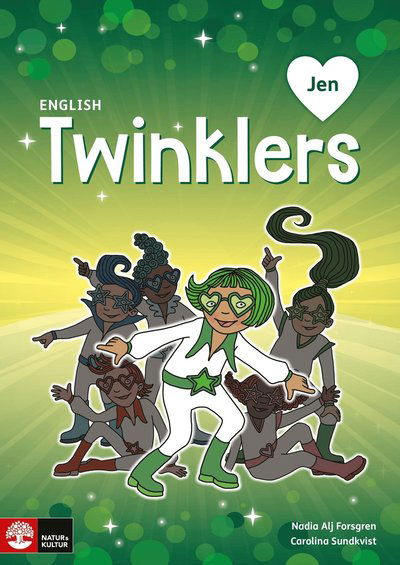 English Twinklers green Jen - Micaela Favilla - Kirjat - Natur & Kultur Läromedel - 9789127459489 - maanantai 8. helmikuuta 2021