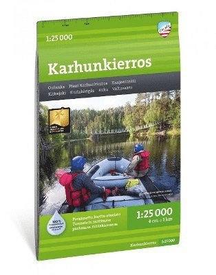 Karhunkierros - Hiking map - - Livros - Calazo Forlag - 9789186773489 - 1 de outubro de 2021