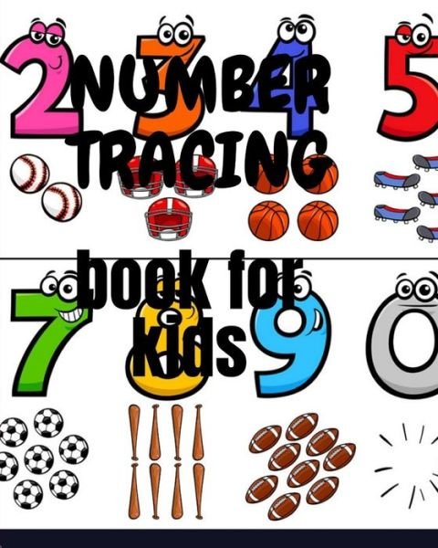 Cover for Pious Man · Number Tracing Book for Kids (Paperback Book) (2020)