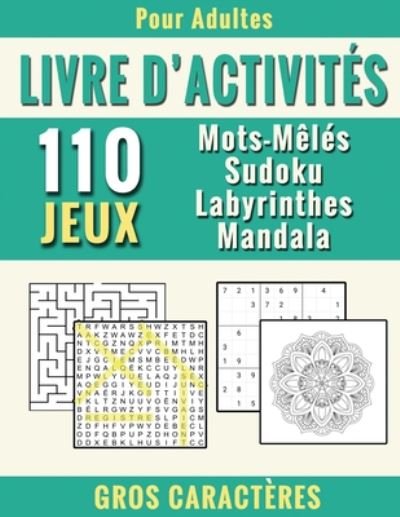 Cover for La Baleine Editions · Livre d'Activites pour Adultes (Pocketbok) (2020)