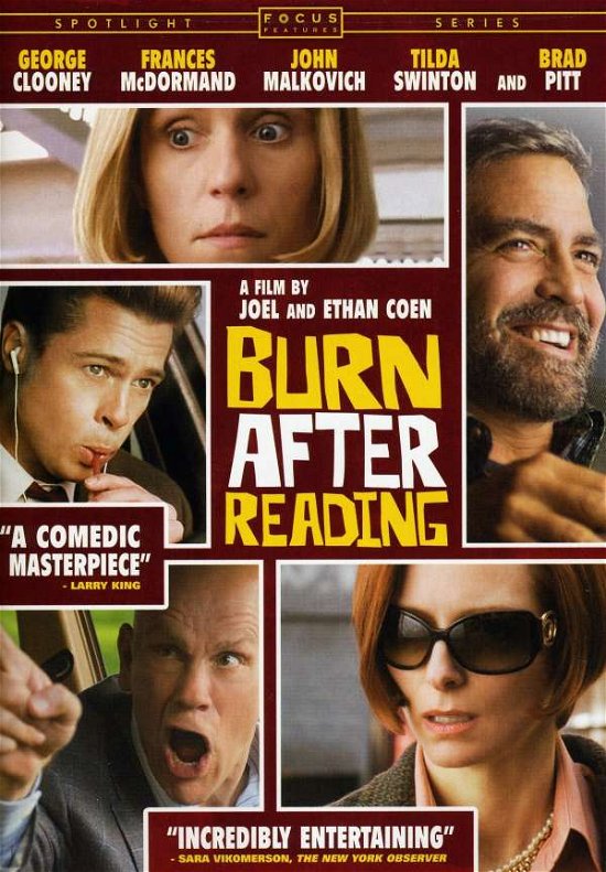 Cover for Burn After Reading (DVD) (2008)