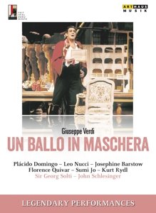 Cover for Verdi / Domingo / Wiener Philharmoniker / Solti · Un Ballo in Maschera - Salzburger Festspiele 1990 (DVD) (2015)