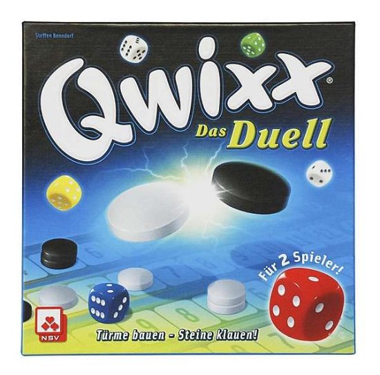 Cover for Qwixx - Das Duell - Türme bauen - Steine klauen! · Qwixx - Das Duell (Toys) (2018)