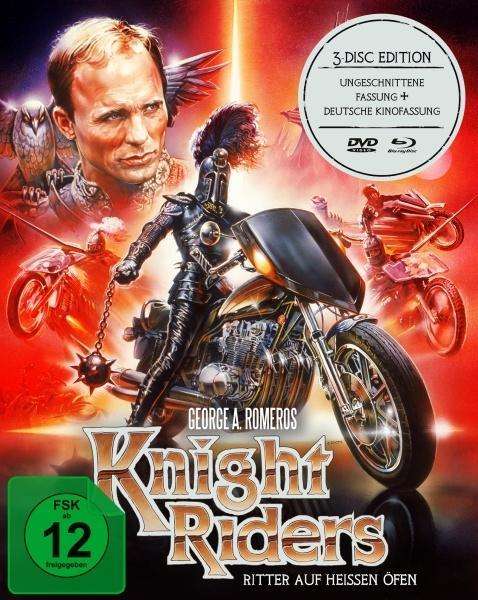 Cover for Knightriders · Ritter Auf Hei?en ?fen (george A. Romero) (mediabook 2 Blu-rays + 1 Dvd) (Import) (Blu-ray) (2019)