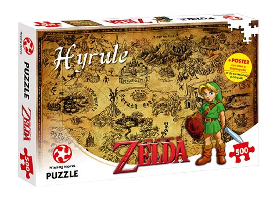 Zelda Hyrule Field 500 Piece Puzzle - Winning Moves - Bøger - WINNING MOVES - 5036905029490 - 1. marts 2024