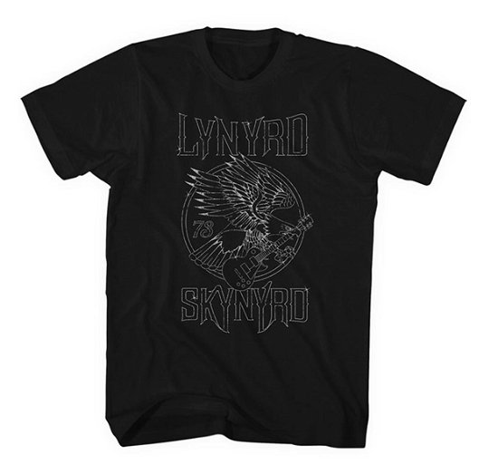Cover for Lynyrd Skynyrd · Eagle Guitar 73 (T-shirt) [size M] [Black edition] (2016)