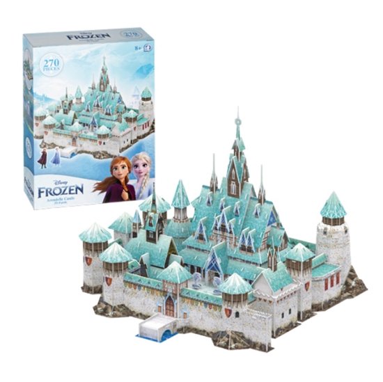 Disney Frozen Arendelle Castle (270Pc) 3D Jigsaw Puzzle - Disney - Bordspel - UNIVERSITY GAMES - 5056015085490 - 1 april 2022