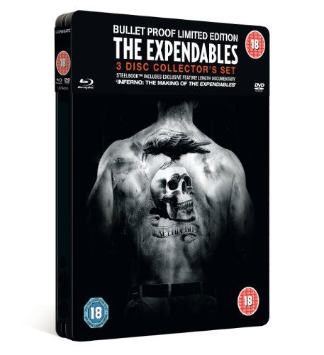 The Expendables Limited Edition Steelbook DVD + - Sylvester Stallone - Elokuva - Lionsgate - 5060223760490 - maanantai 13. joulukuuta 2010