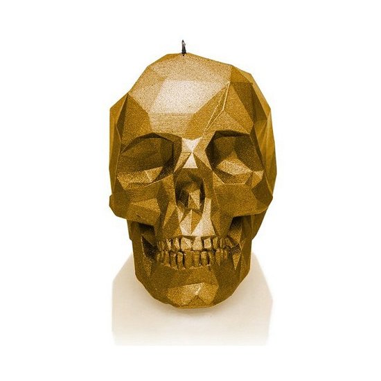 Cover for Candles · Large Low Poly Skull - Gold (Candle) (MERCH) [Gold edition] (2018)