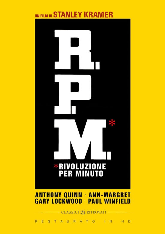 R.p.m. · Rivoluzione Per Minuto (Restaurato In Hd) (DVD) (2022)