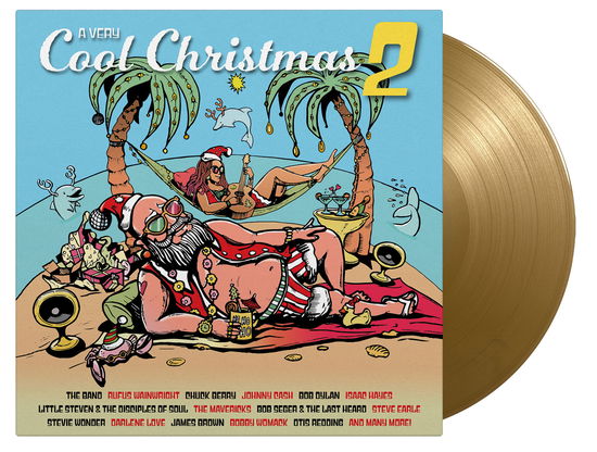 Cover for A Very Cool Christmas 2 (LP) [Numbered Gold Vinyl edition] (2022)