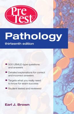 Cover for Earl Brown · Pathology: PreTest Self-Assessment and Review, Thirteenth Edition (Paperback Book) (2010)